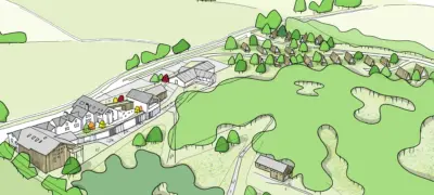 Aerial Sketch Perspective