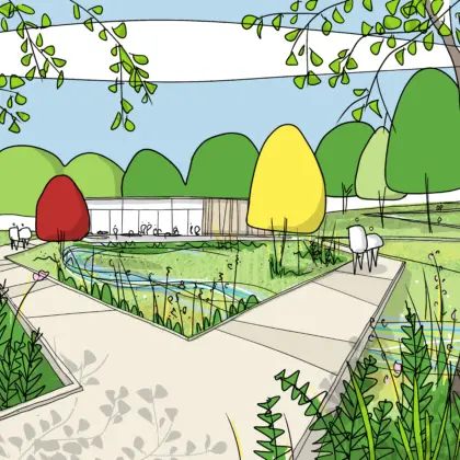 Petty Pool Sketch View 01